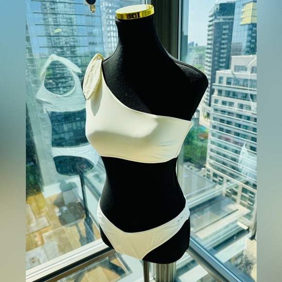 🆕 ZIMMERMANN 🧿 NWOT Riders Knotted One-Shoulder Bikini - Size 2 - US6/8 - Picture 3 of 15